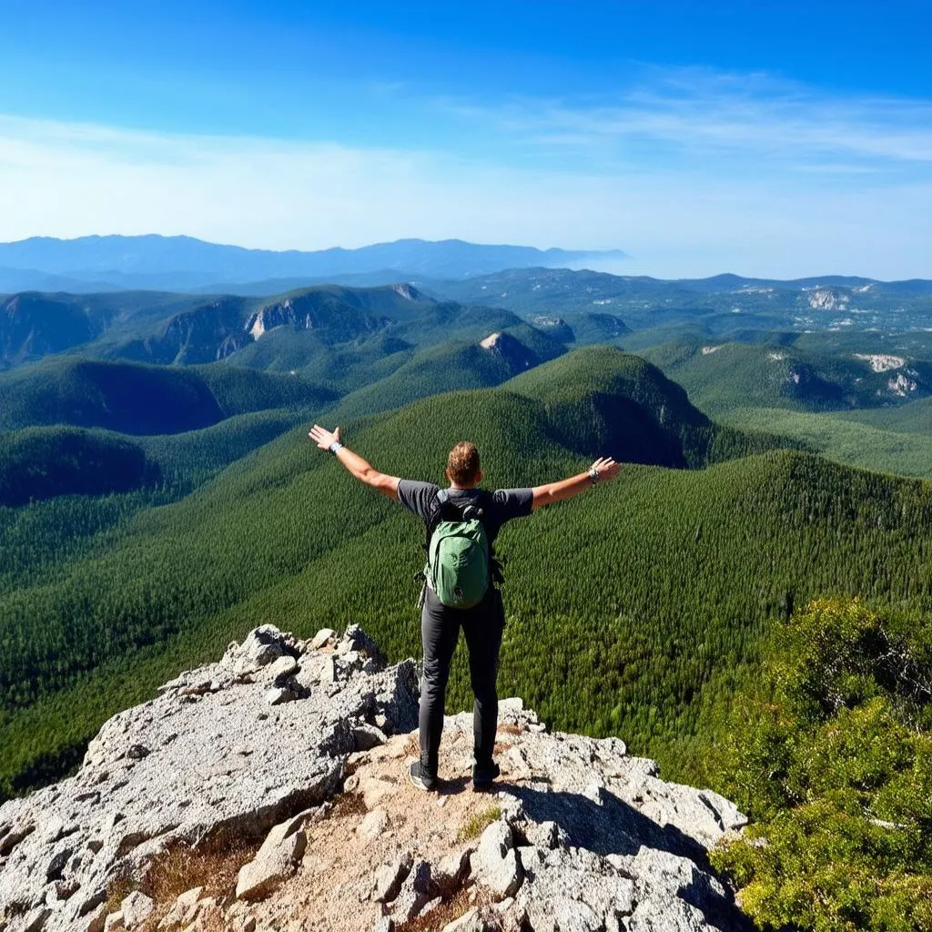 scenic mountain viewpoint