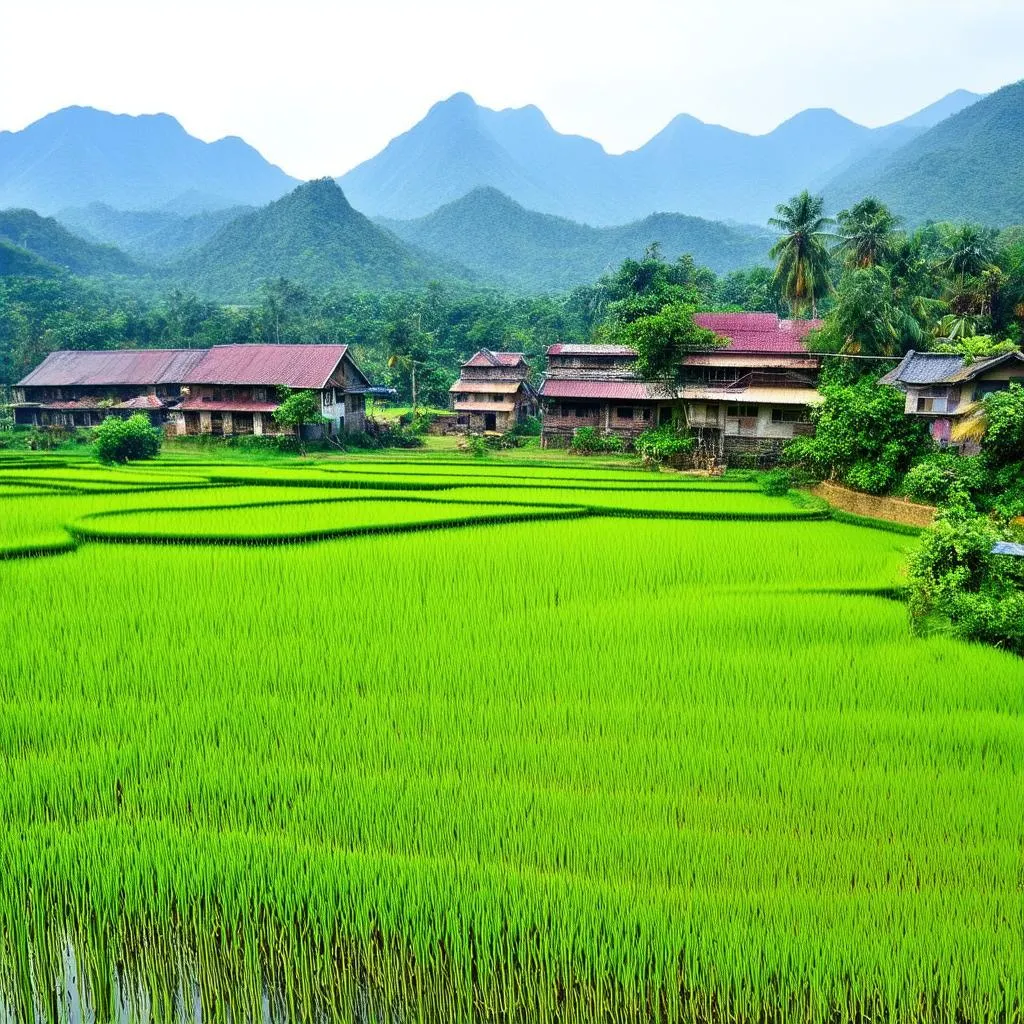 Muong Long mountain landscape