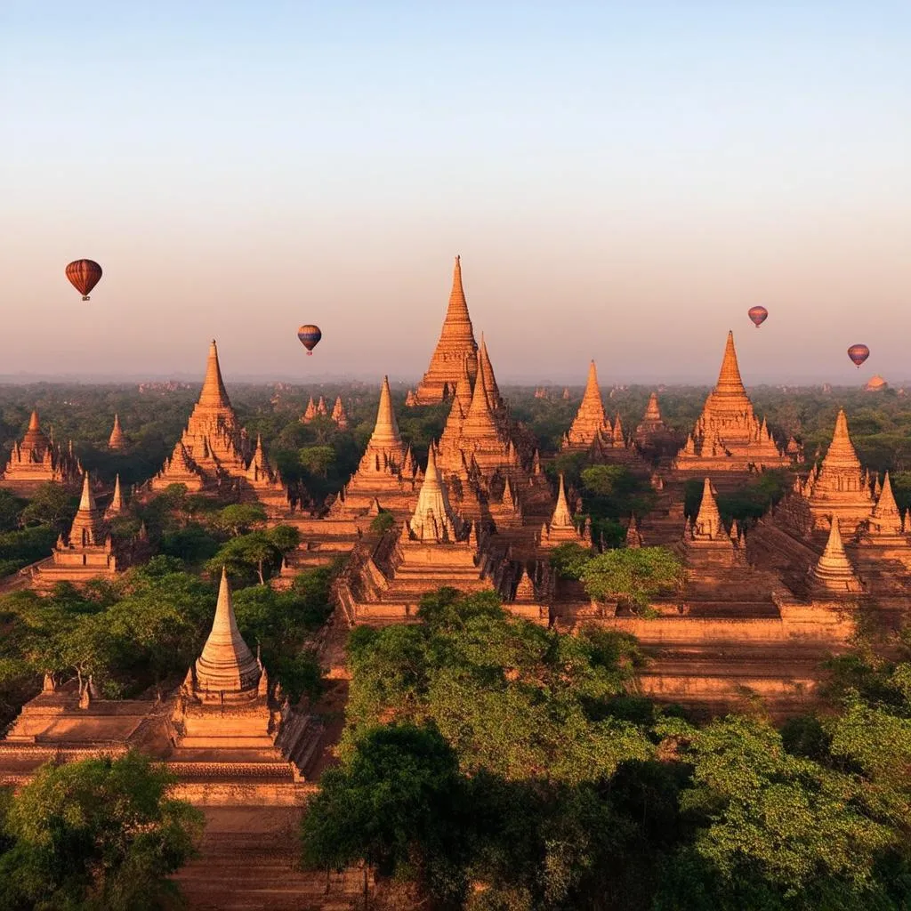 Myanmar Bagan Sunrise