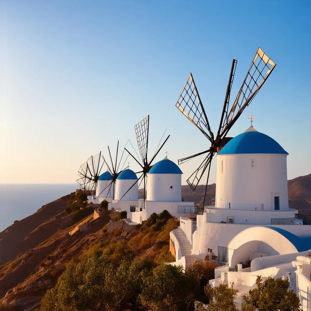 Mykonos windmills