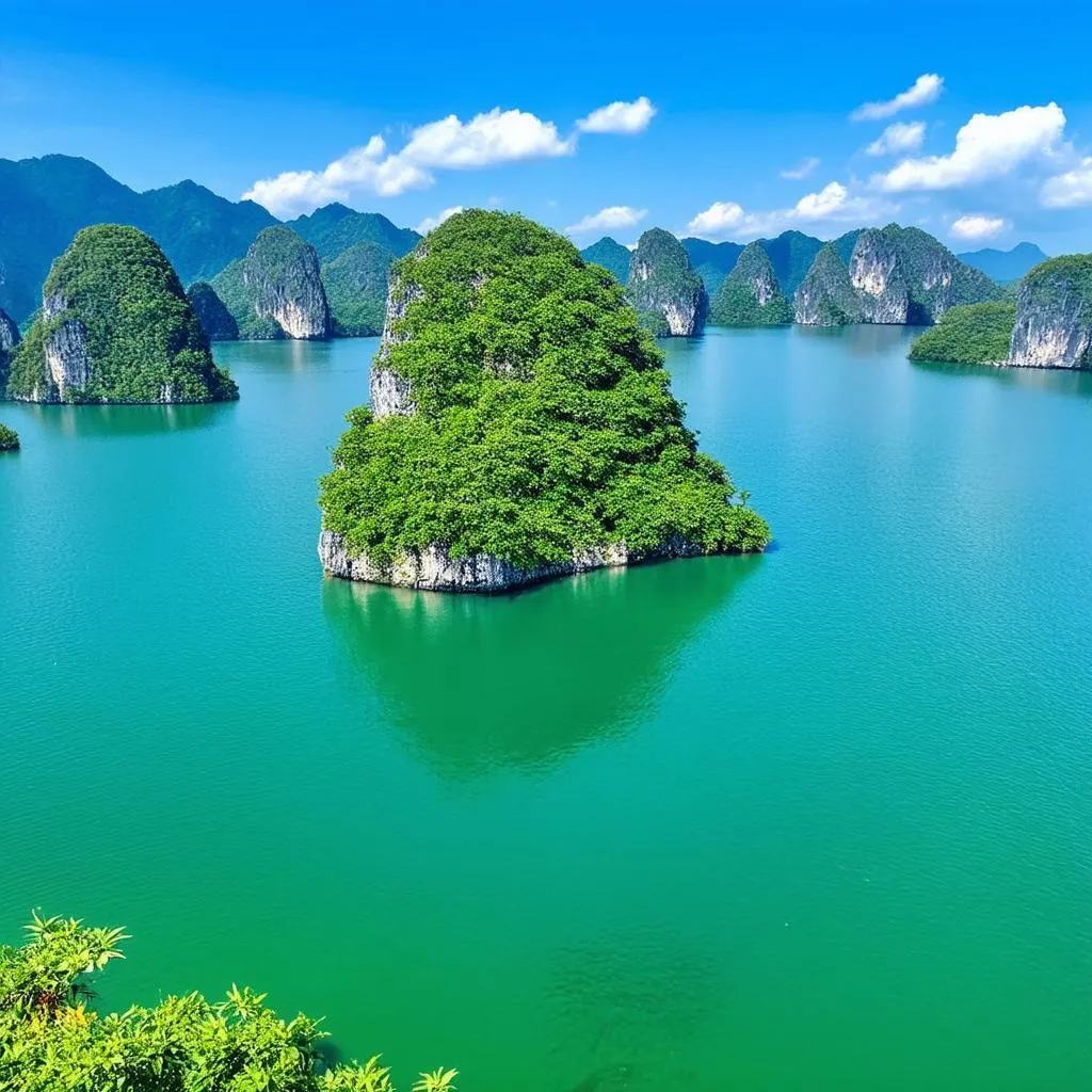 Na Hang Lake Panorama