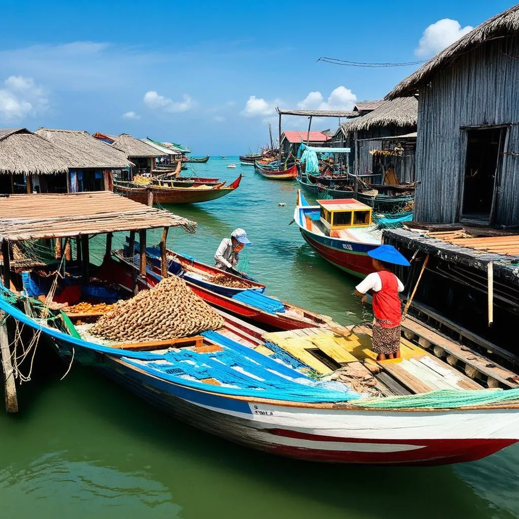 Nam Du Island Fishing Village