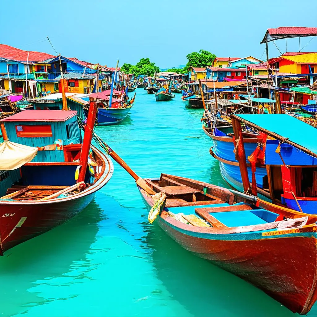 Nam Du Islands fishing village