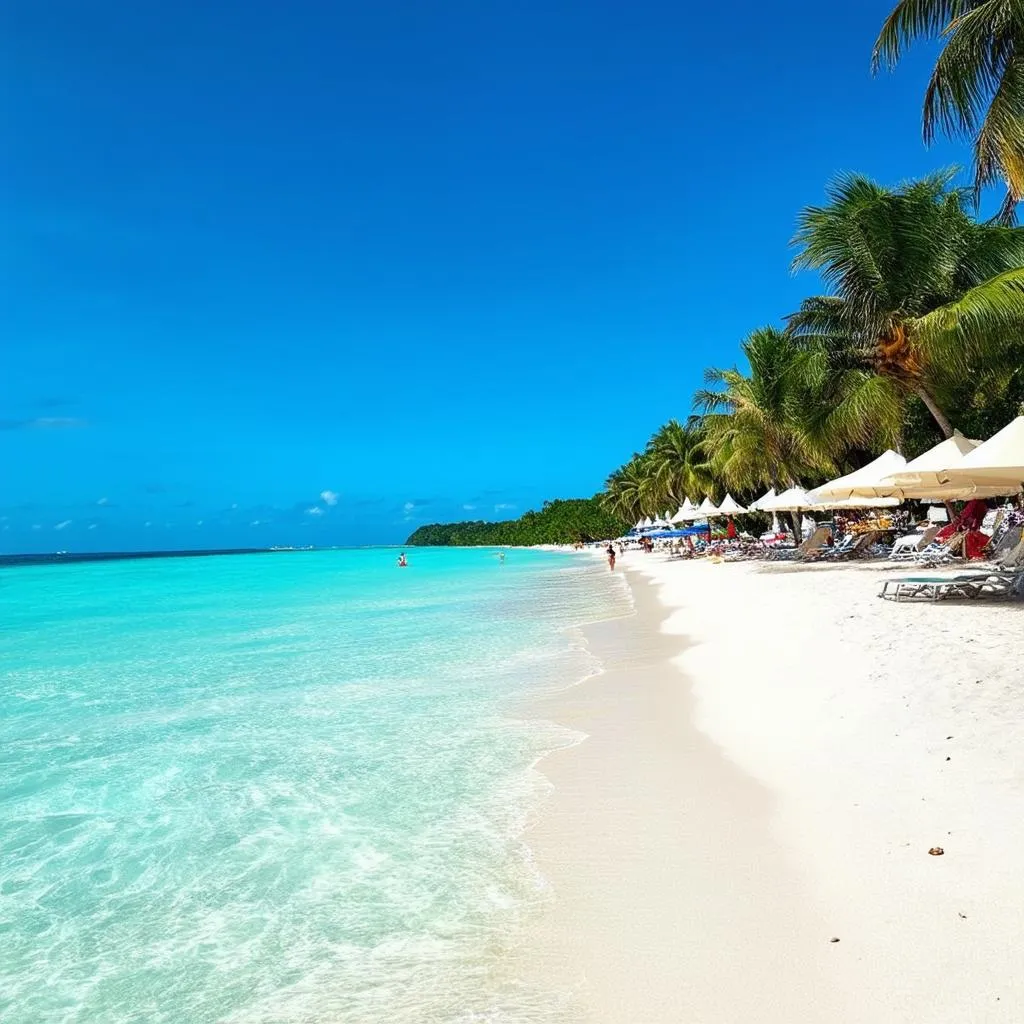 Seven Mile Beach in Negril