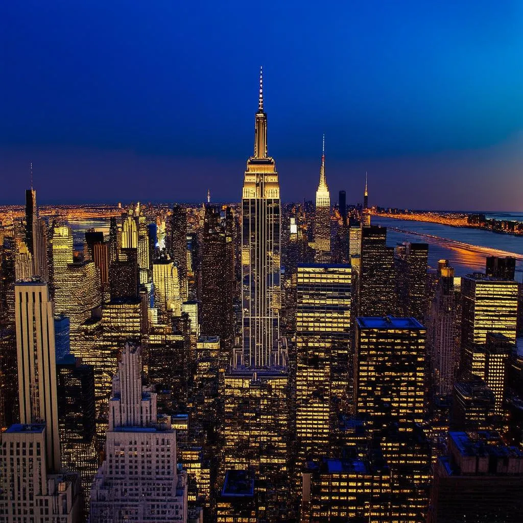 New York City Skyline at night