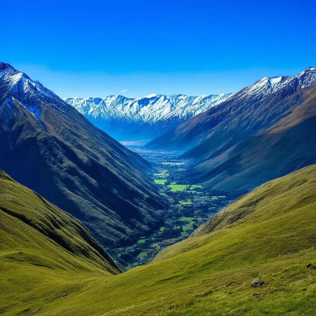 Spectacular New Zealand Mountain Scenery