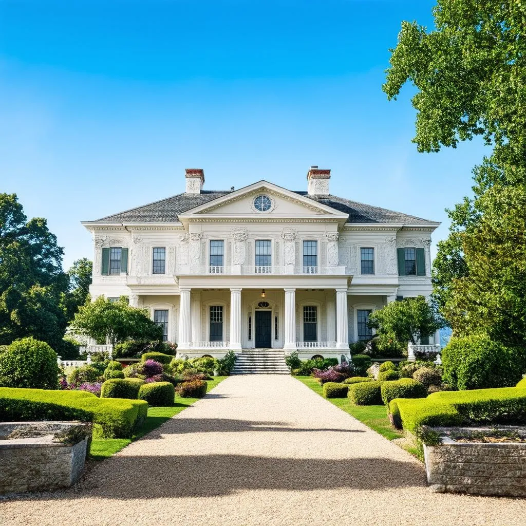 Gilded Age Mansion in Newport