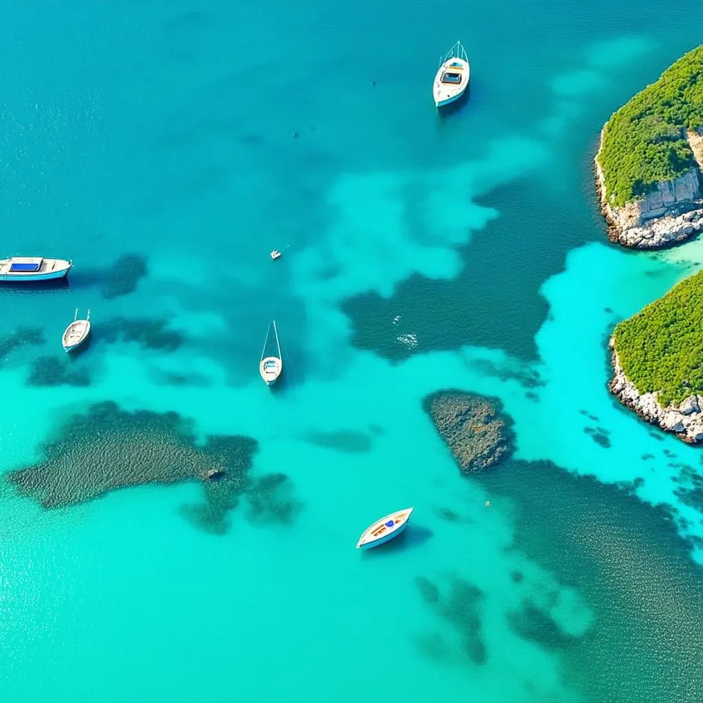 Nha Trang Bay from above