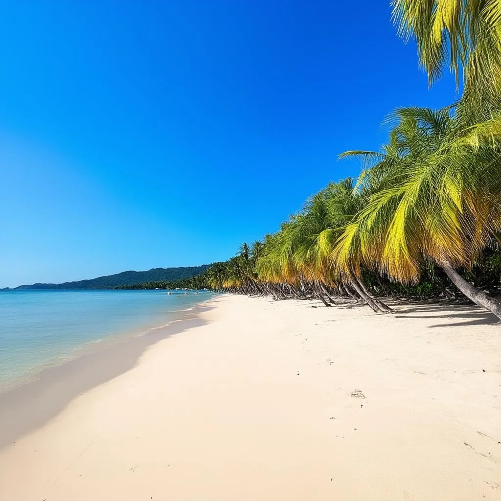 pristine beach