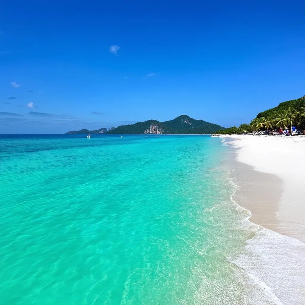 Nha Trang beach on a sunny day