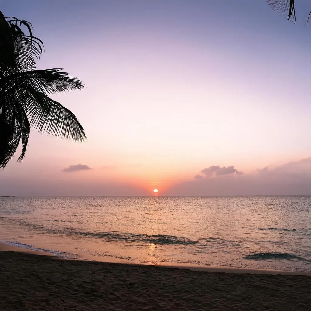 Vietnamese sunset