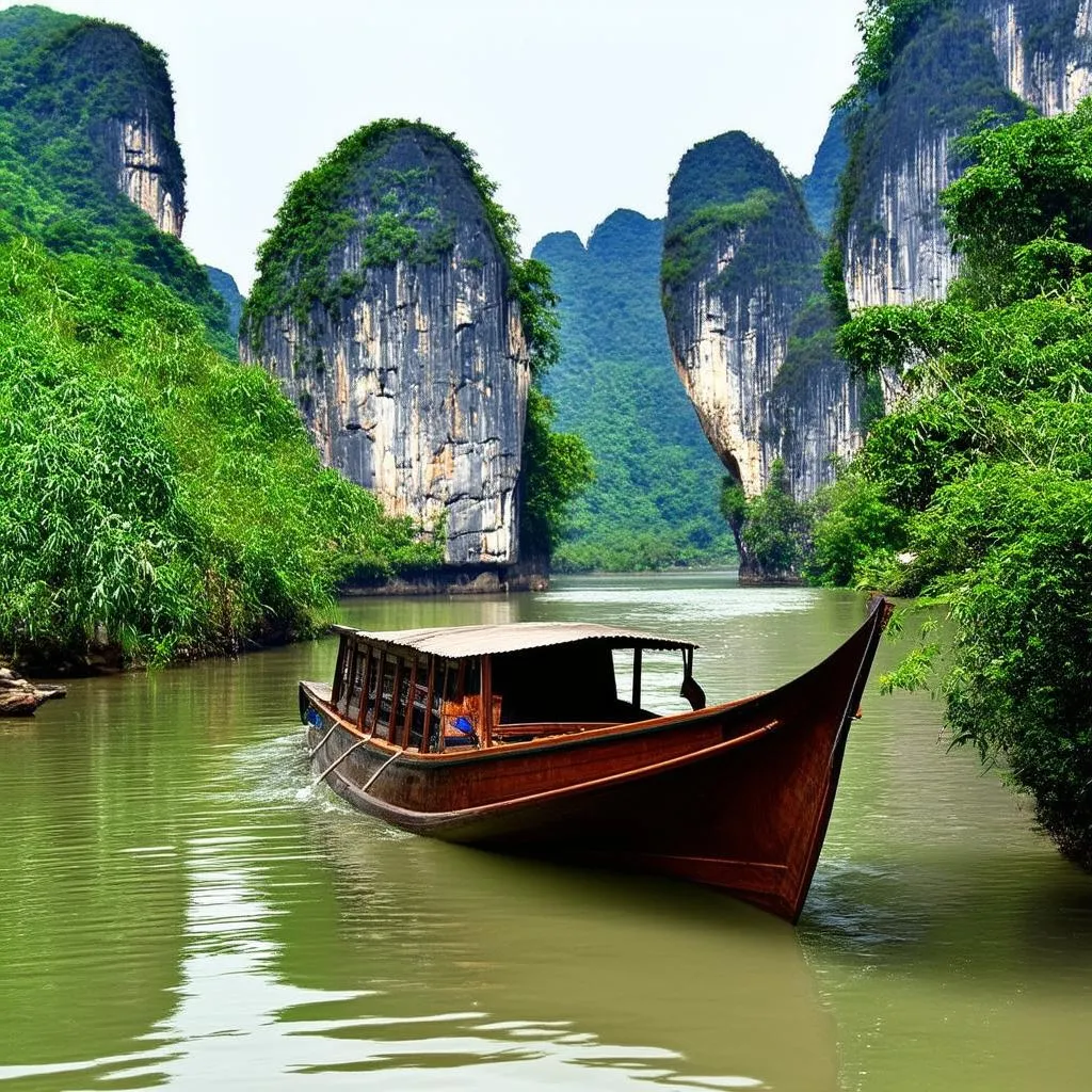 Peaceful Ninh Binh River