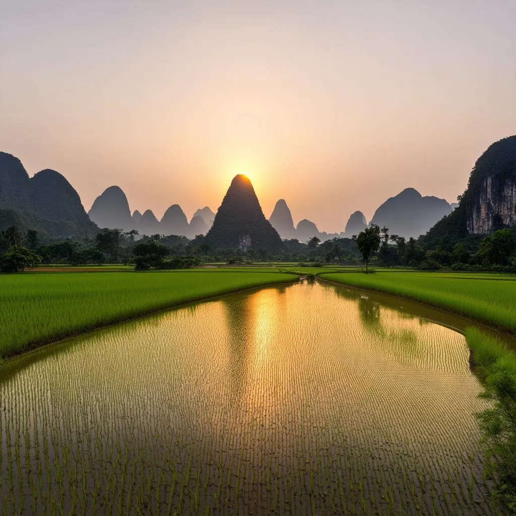 Ninh Binh Sunset