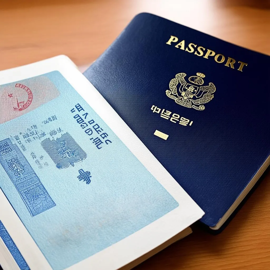 North Korean Passport