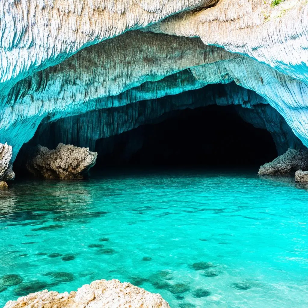 The Grotto in Saipan island