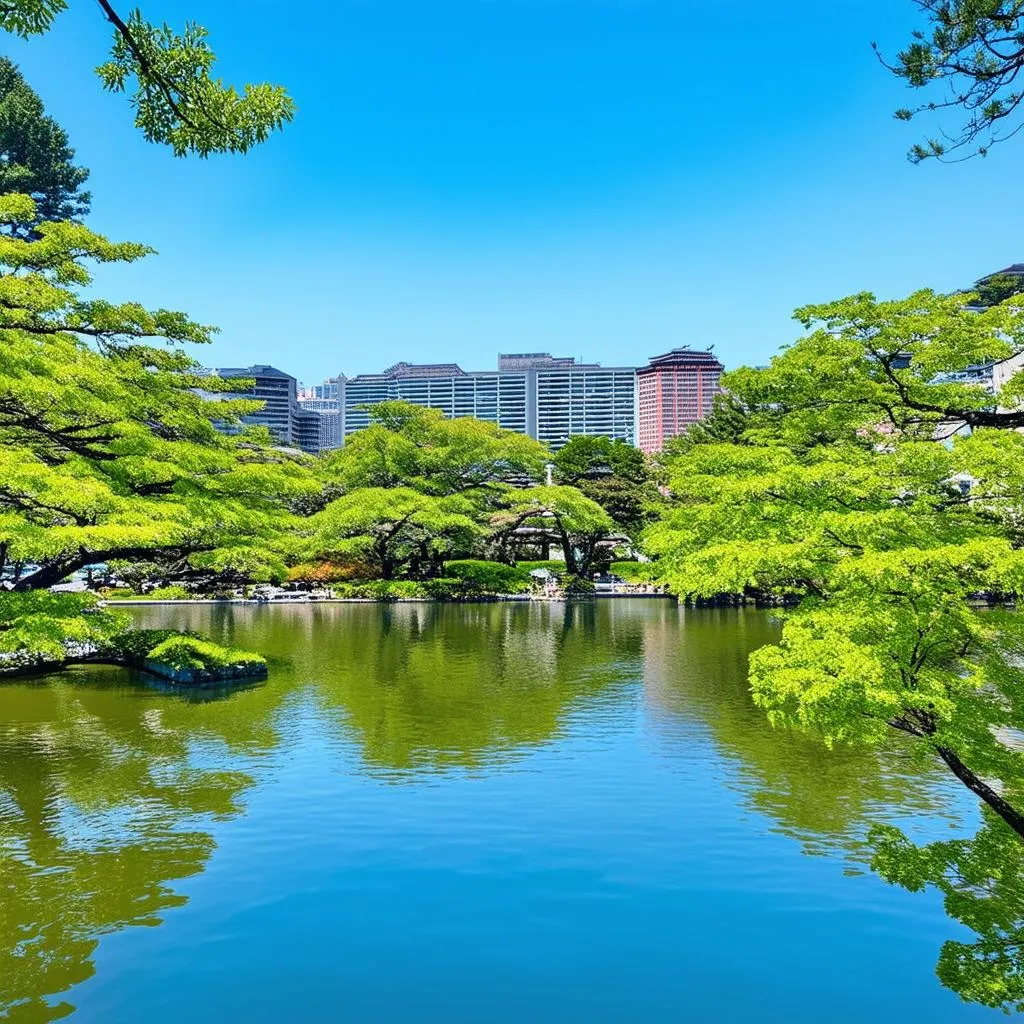 Peaceful Ohori Park