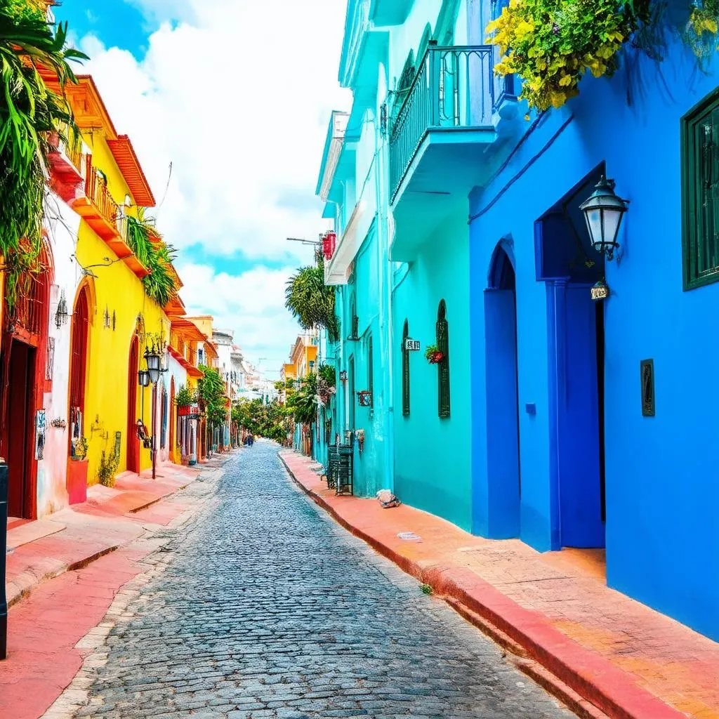 colorful buildings in Old San Juan, Puerto Rico