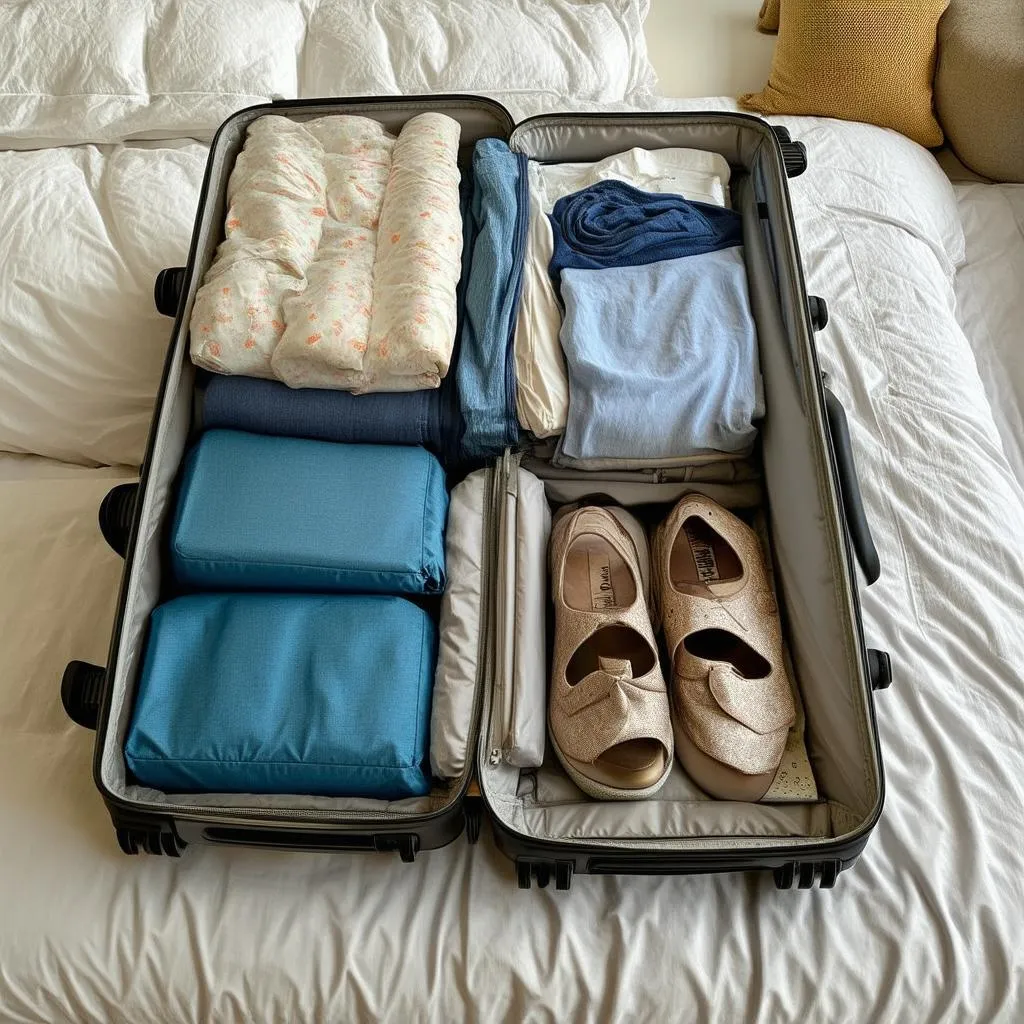 Organized Suitcase