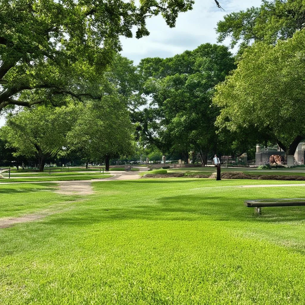 Overton Park scenic view