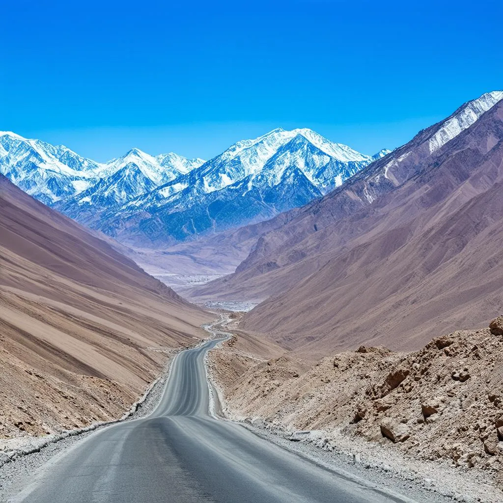 Pamir Highway landscape