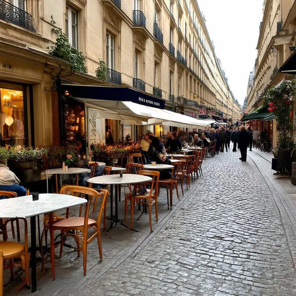 Charming Parisian Cafe