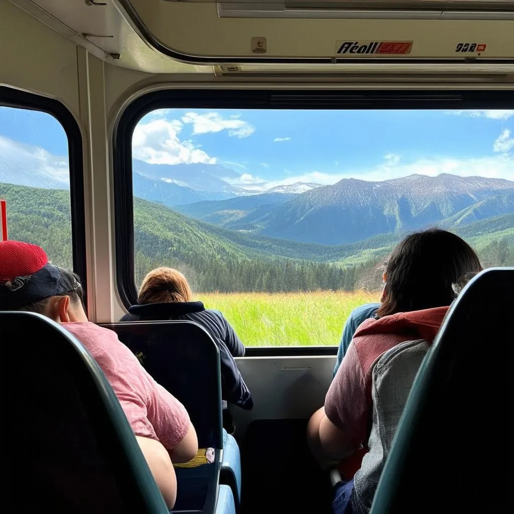 Passengers on a Bus