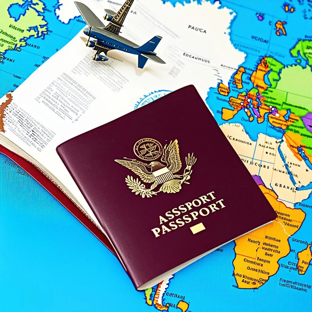 Passport and Globe