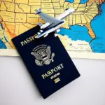 Passport and Map