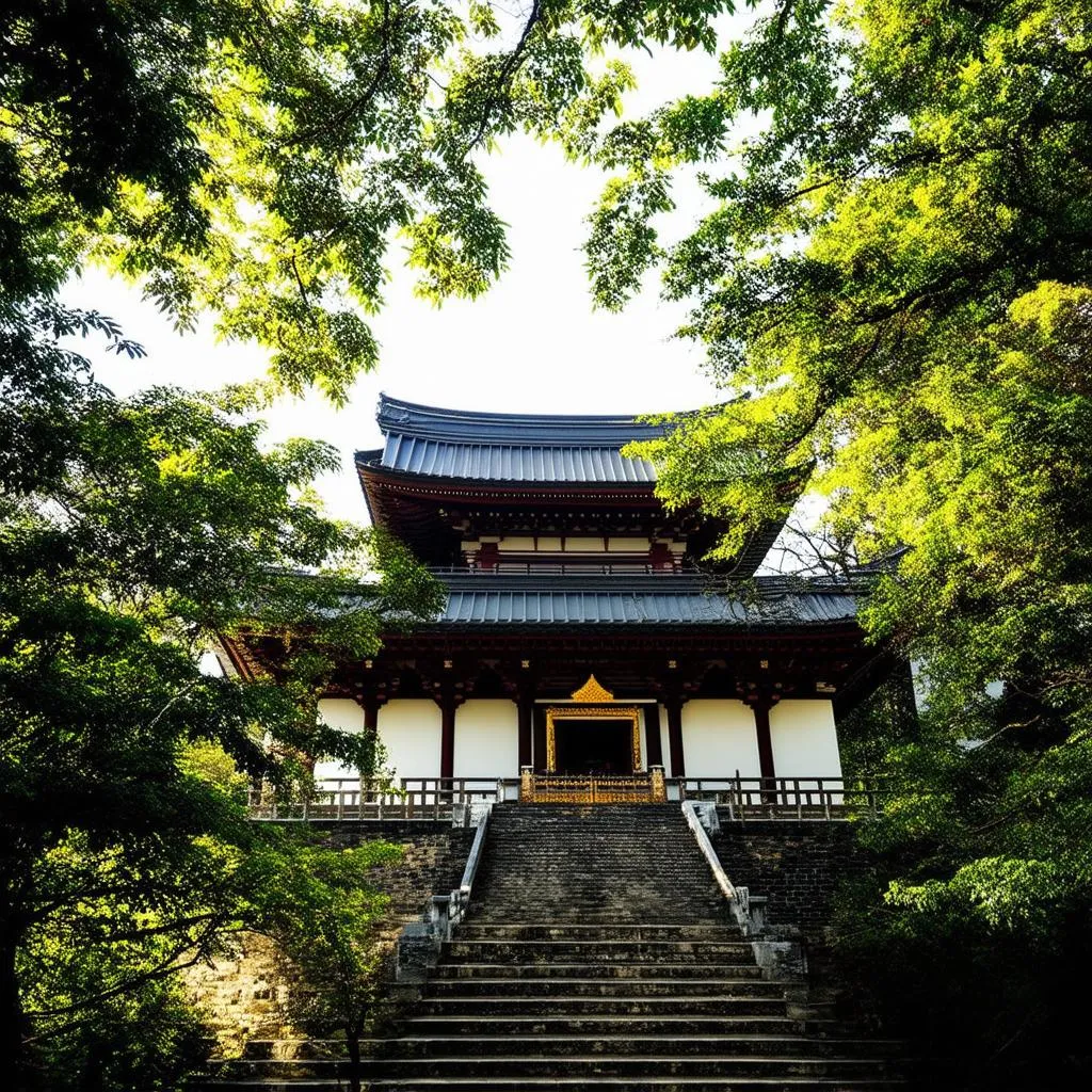 serene temple