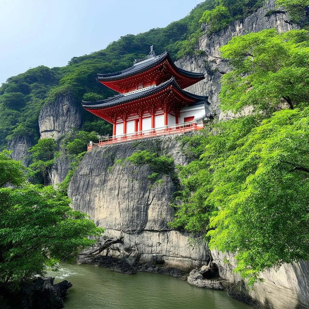 Scenic View of Perfume Pagoda