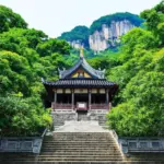 Scenic view of Perfume Pagoda in Hanoi, Vietnam