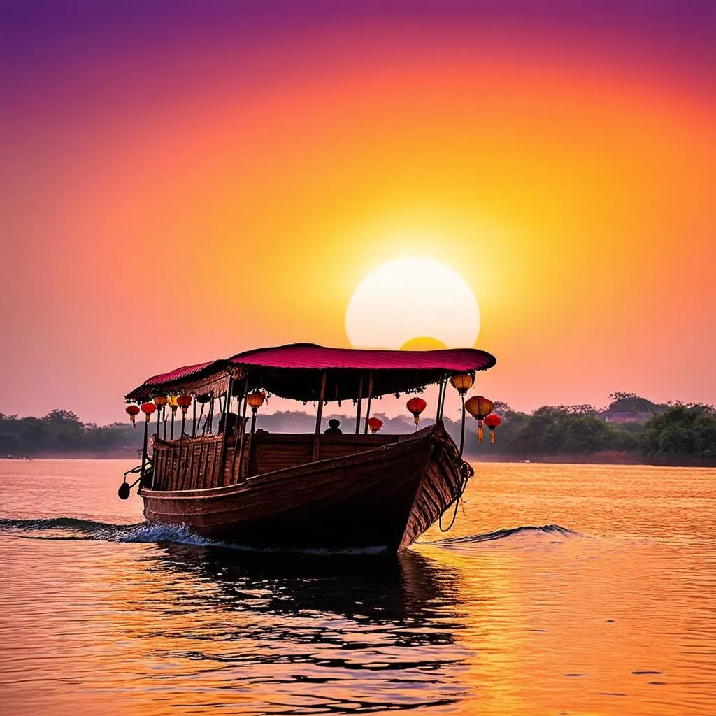 Perfume River Cruise at Sunset