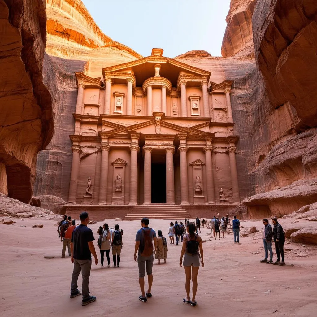 The Treasury at Petra