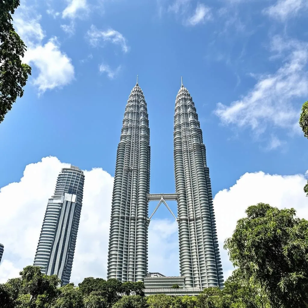 The Iconic Petronas Twin Towers in Kuala Lumpur