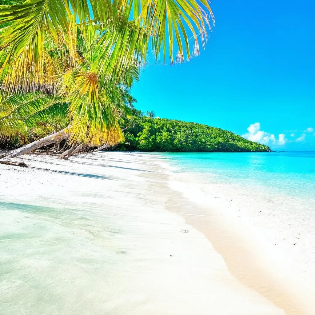 White Sand Beach in the Philippines