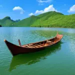 Boat trip on Phu Ninh Lake