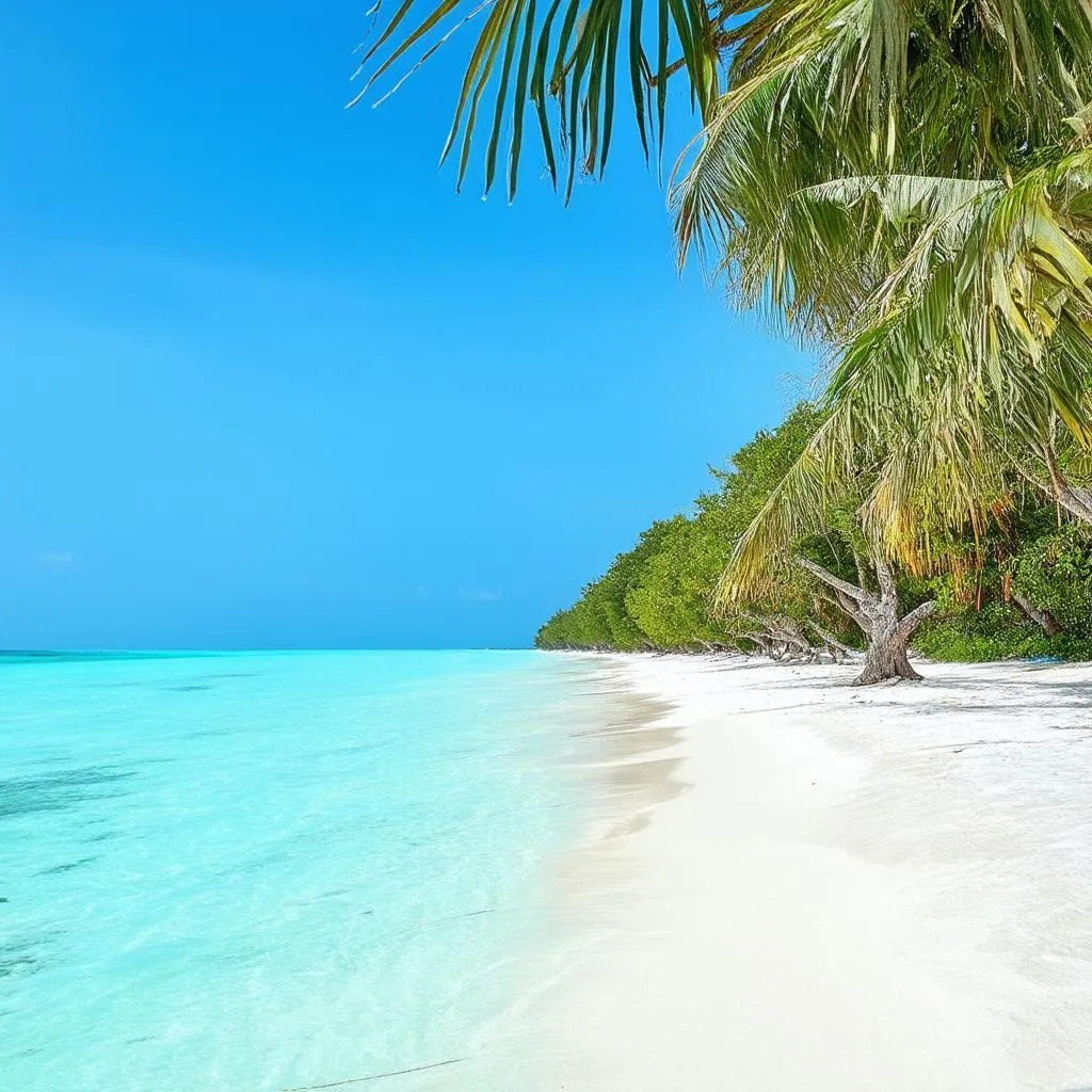 pristine beach in Phu Quoc