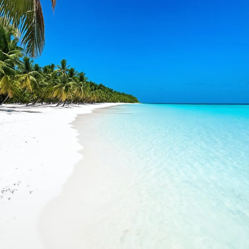 pristine beach in Phu Quoc