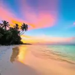 Phu Quoc Beach at sunset