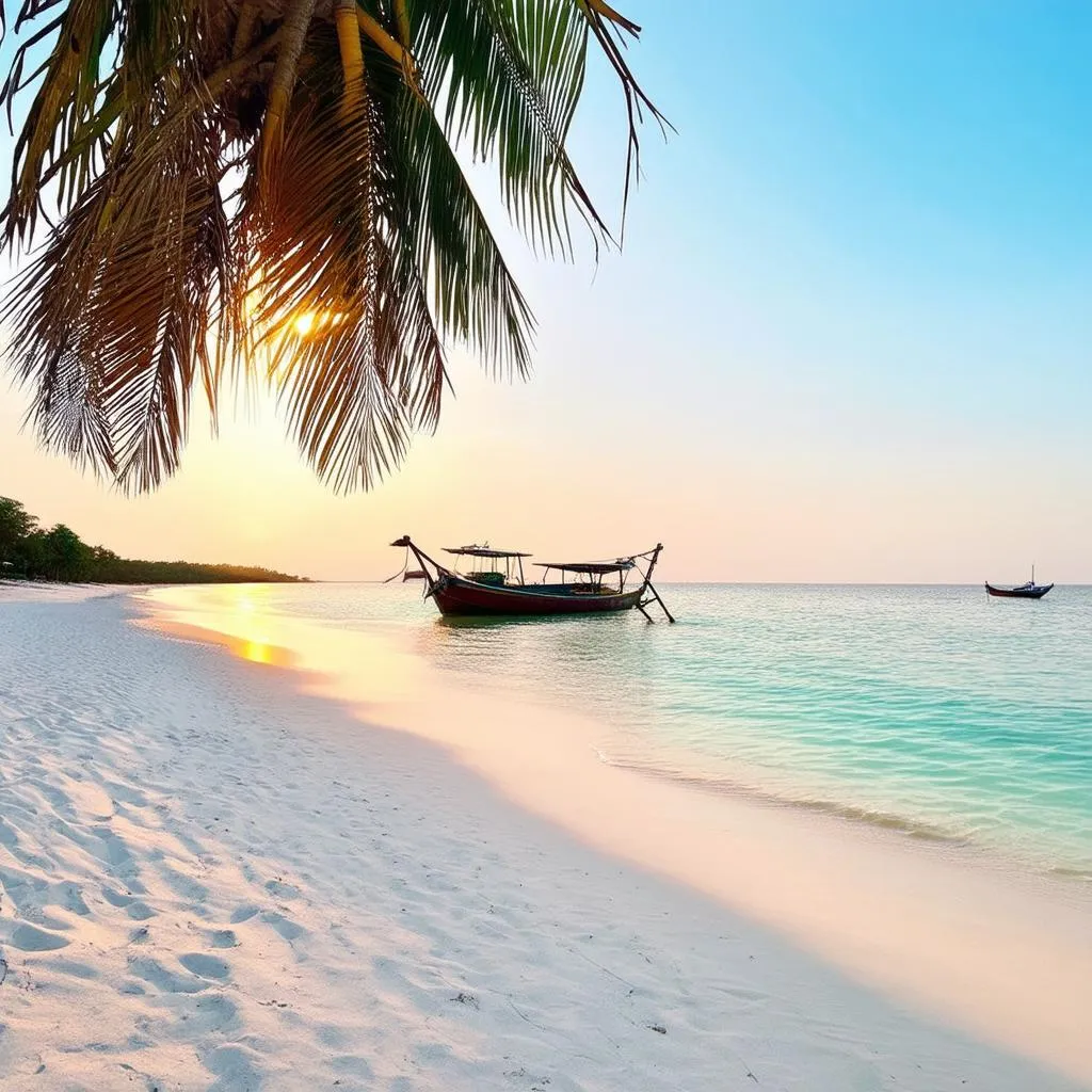 Phu Quoc beach sunset