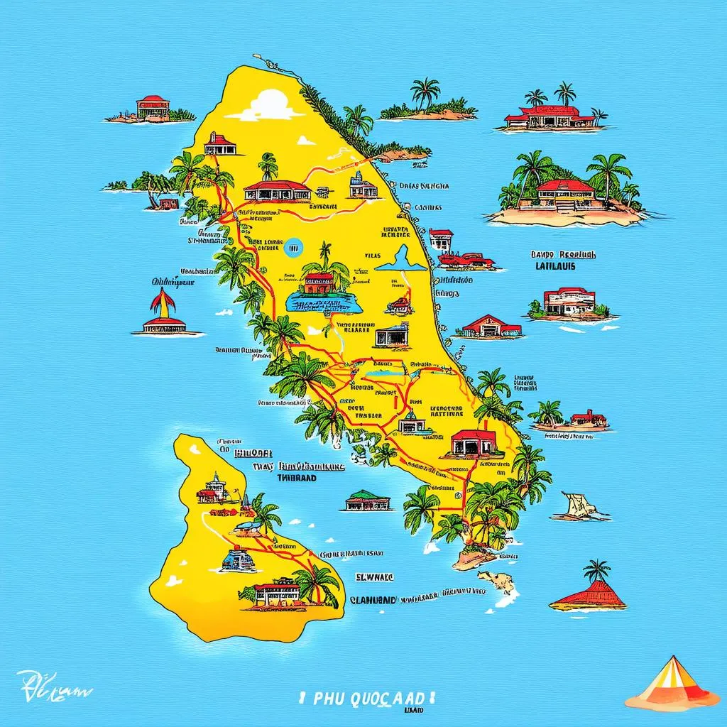 Phu Quoc Island Map