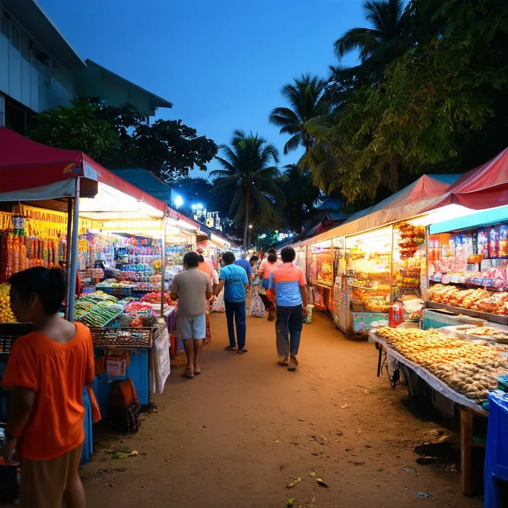 Bustling Night Market