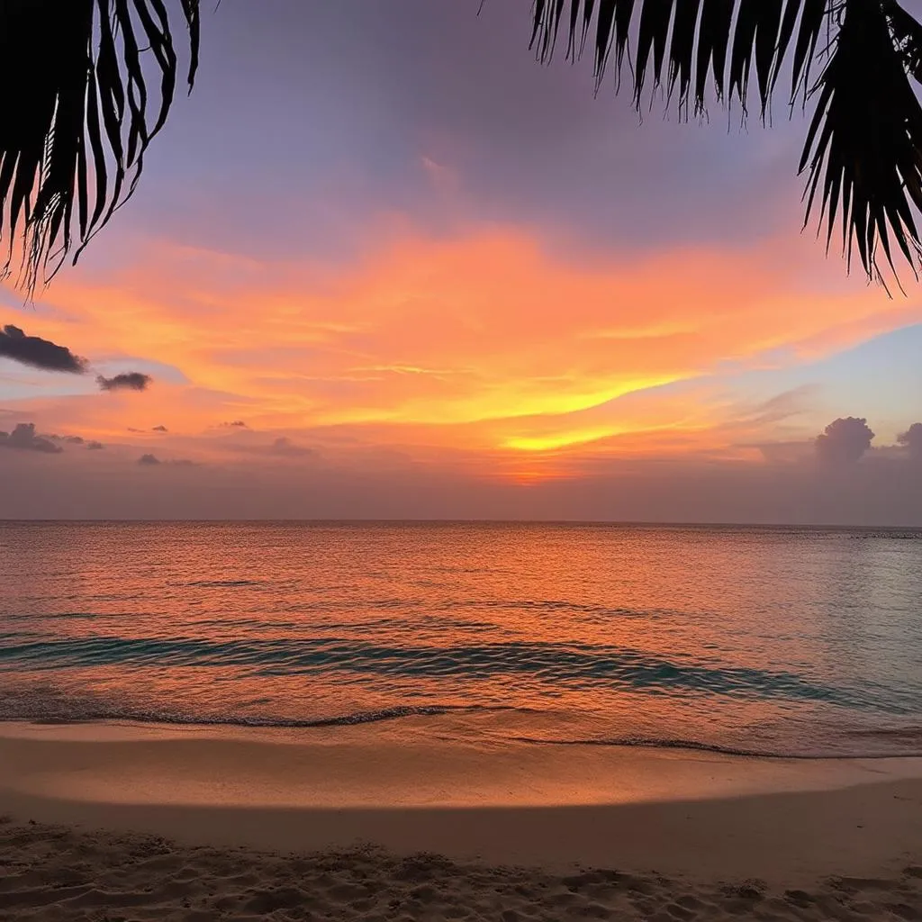 Sunset on Phu Quoc Beach