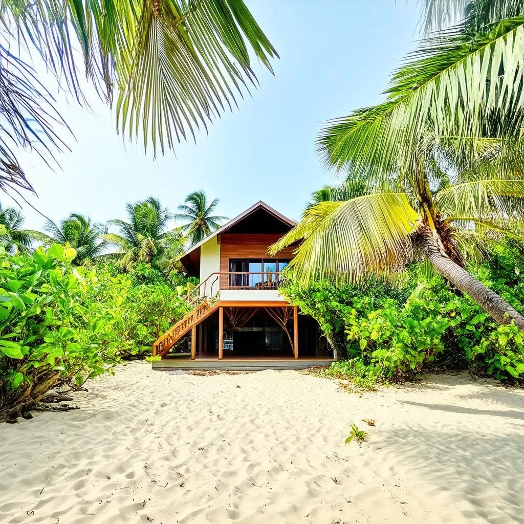 beach bungalow on phu quy island