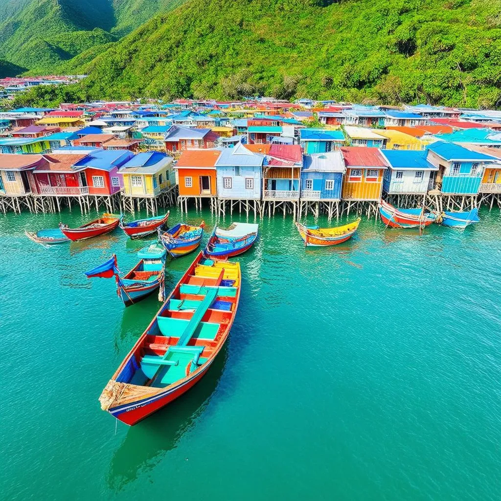 Colorful Phu Yen Fishing Village