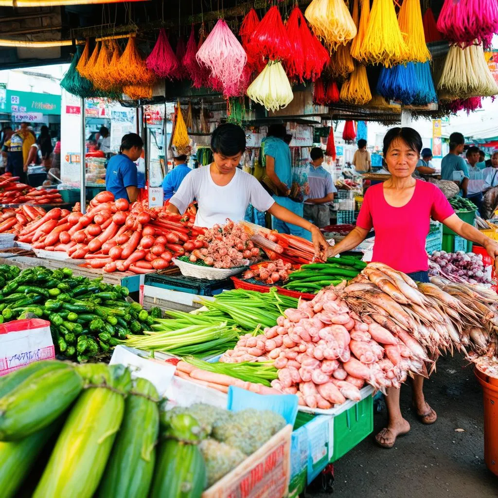 Bustling Phu Yen Market