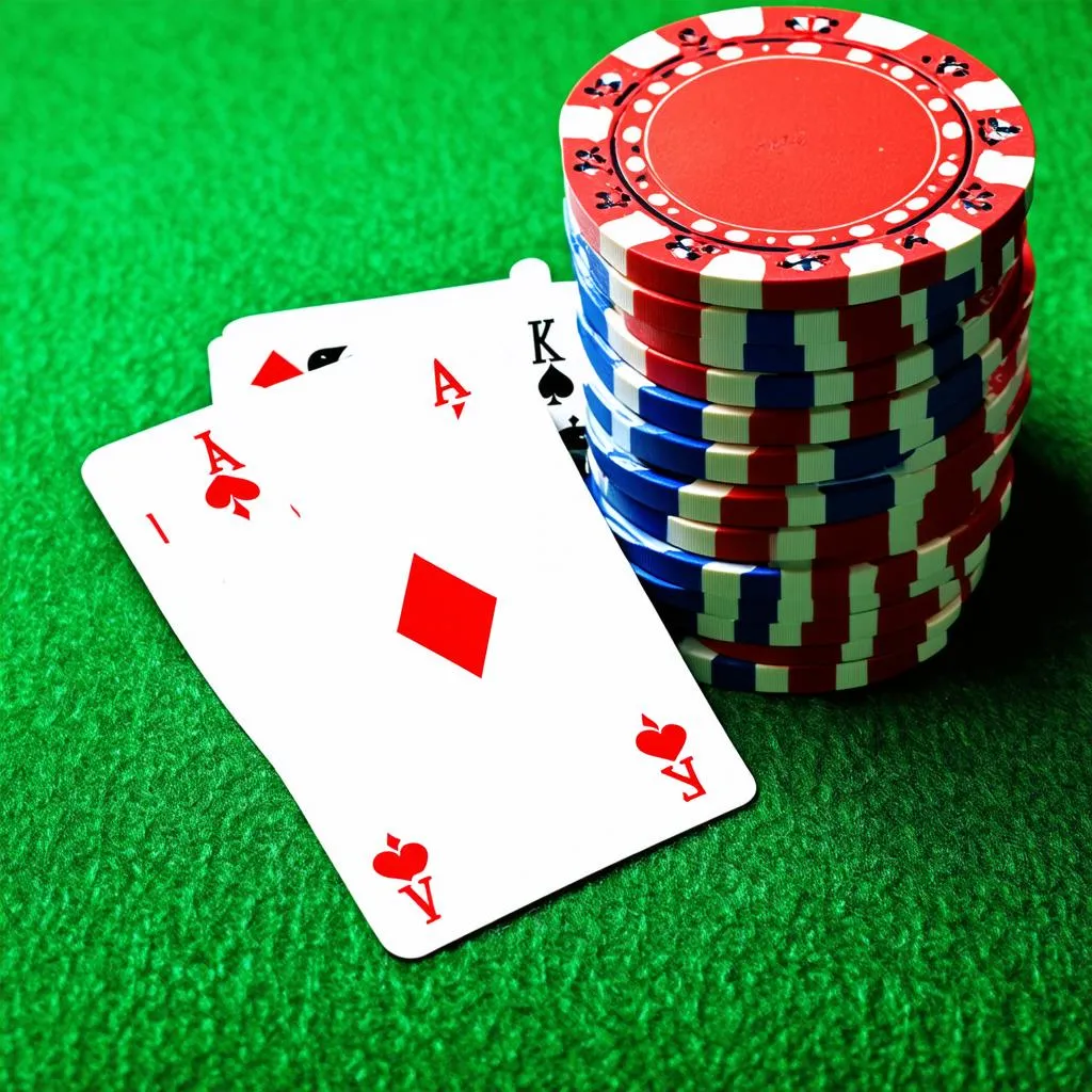 Poker Chips and Cards