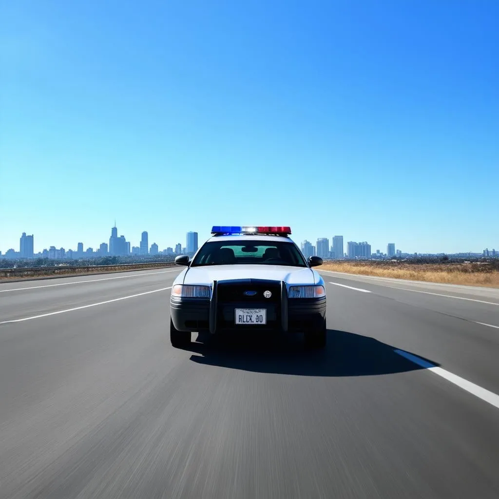 Cruising Down South: A Police Car’s Journey Towards Sioux Falls and the Allure of Road Trips