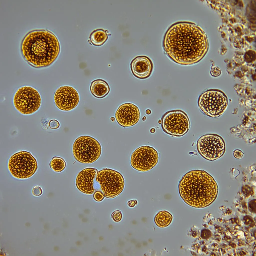 pollen grains