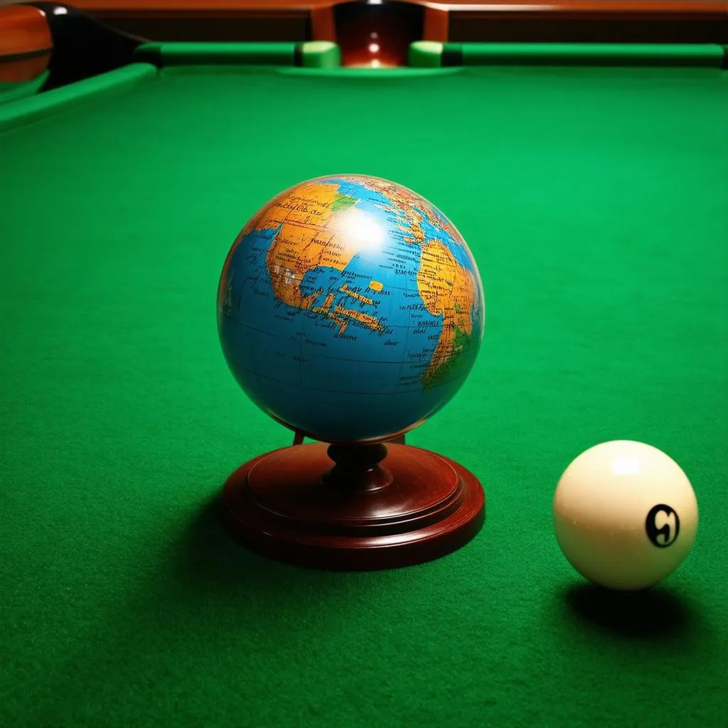 The Physics of Travel: When a 0.16 kg Cue Ball Goes Globetrotting